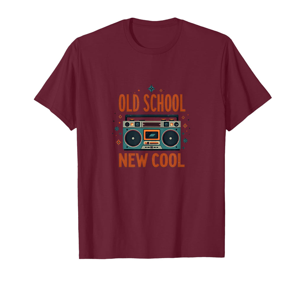 Old School New Typography T-Shirt - Aesthetic Graphic for Adults - T-Shirt, Sweatshirt, Hoodie