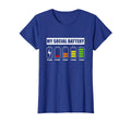My Social Battery Low Energy T-Shirt - Casual Everyday Wear for Adults - T-Shirt, Sweatshirt, Hoodie