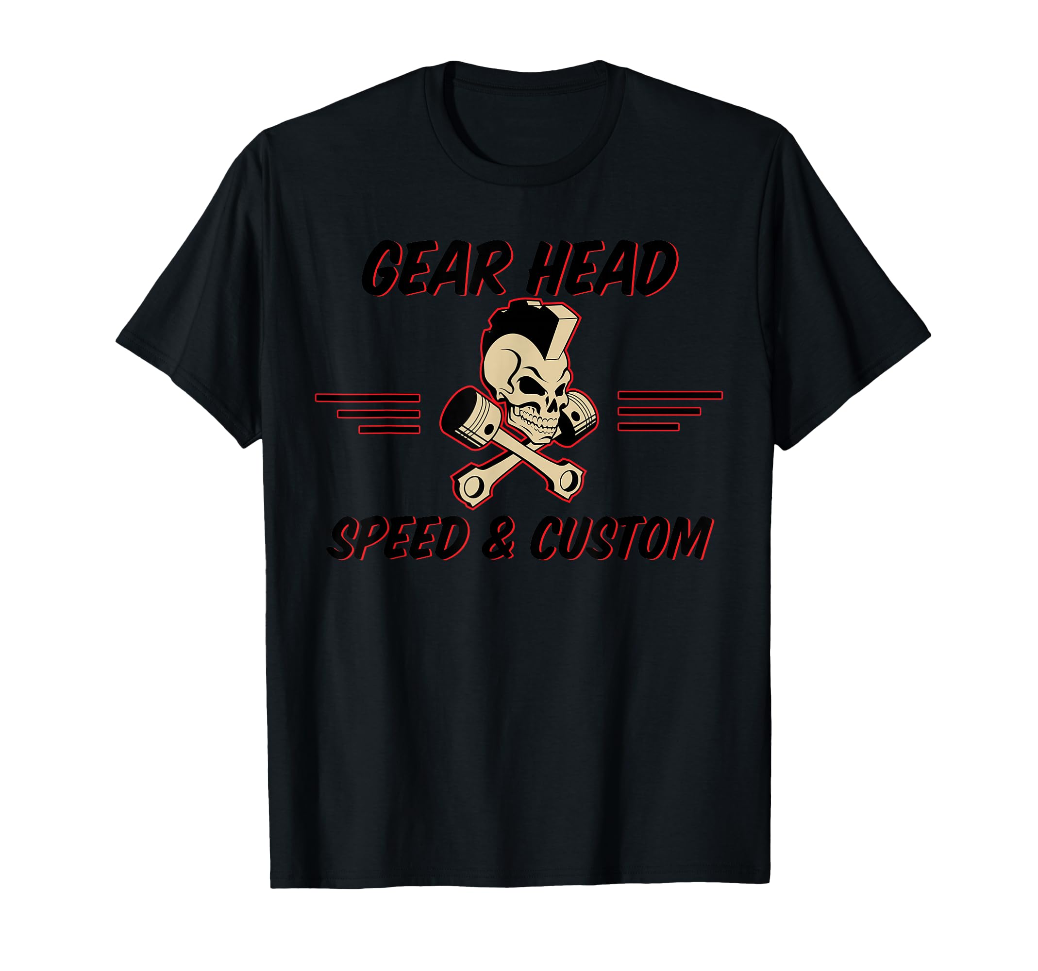 Gear Head Speed Custom Hot Rod T-Shirt - Streetwear Style for Adults - T-Shirt, Sweatshirt, Hoodie