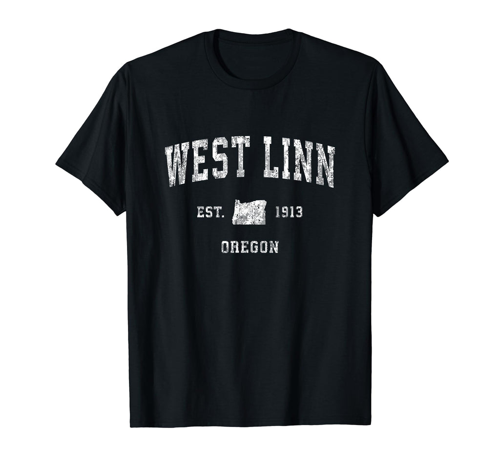 West Linn Oregon Or Athletic Sports T-Shirt - Graphic Print Men Women - T-Shirt, Sweatshirt, Hoodie