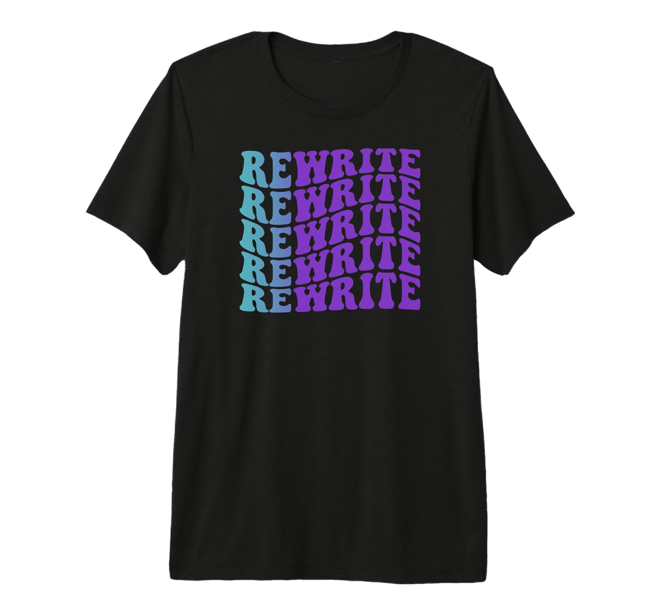 Rewrite Self Care Tri Blend T-Shirt - Custom Art Print for Adults - T-Shirt, Sweatshirt, Hoodie