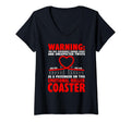 Womens Warning Emotional Roller T-Shirt - Unique Graphic for Adults - T-Shirt, Sweatshirt, Hoodie