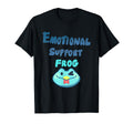 Emotional Support Frog Funny T-Shirt - Graphic Print Men Women - T-Shirt, Sweatshirt, Hoodie