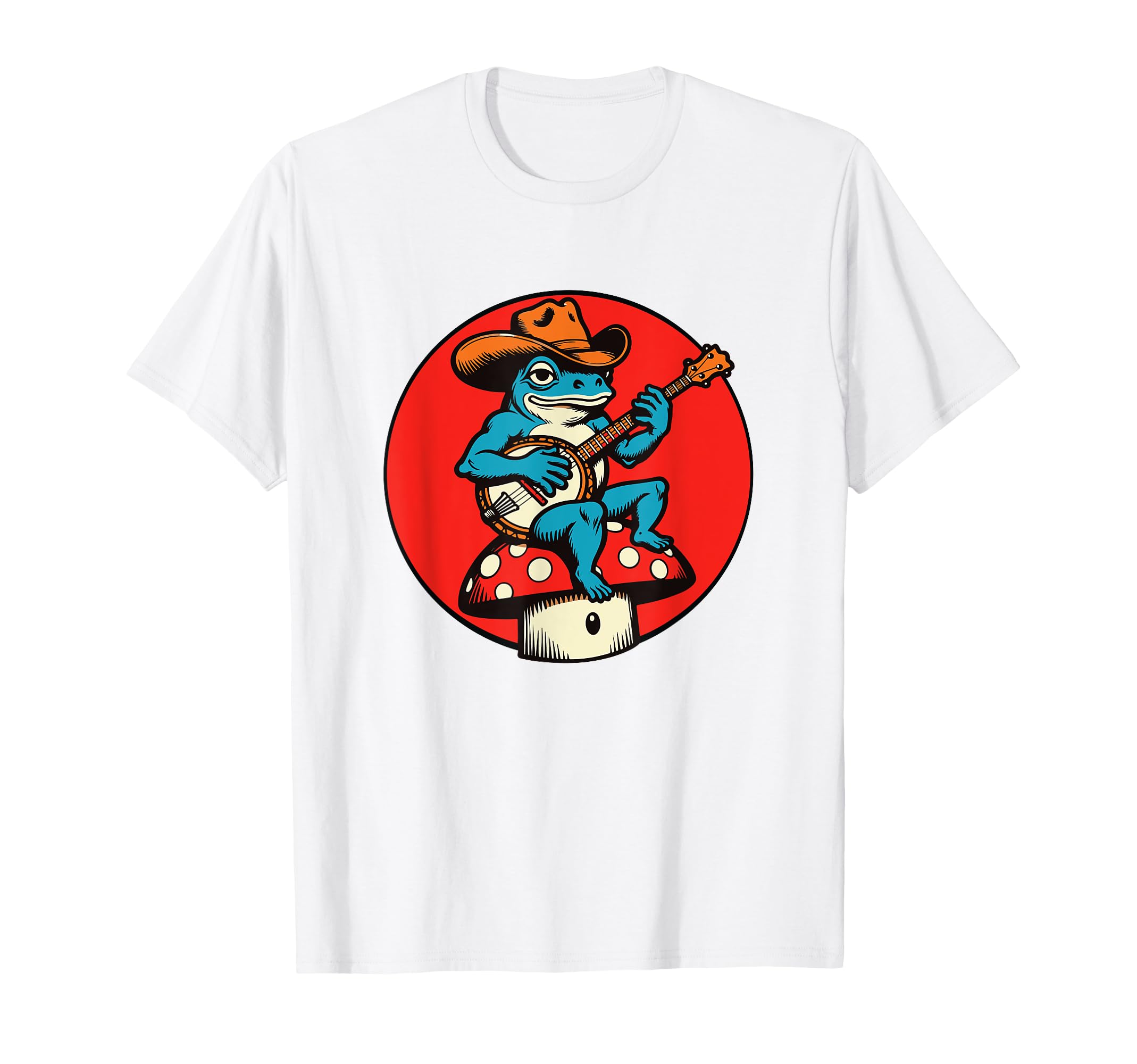 American Traditional Tattoo Flash Frog T-Shirt - Custom Art Print Unisex - T-Shirt, Sweatshirt, Hoodie