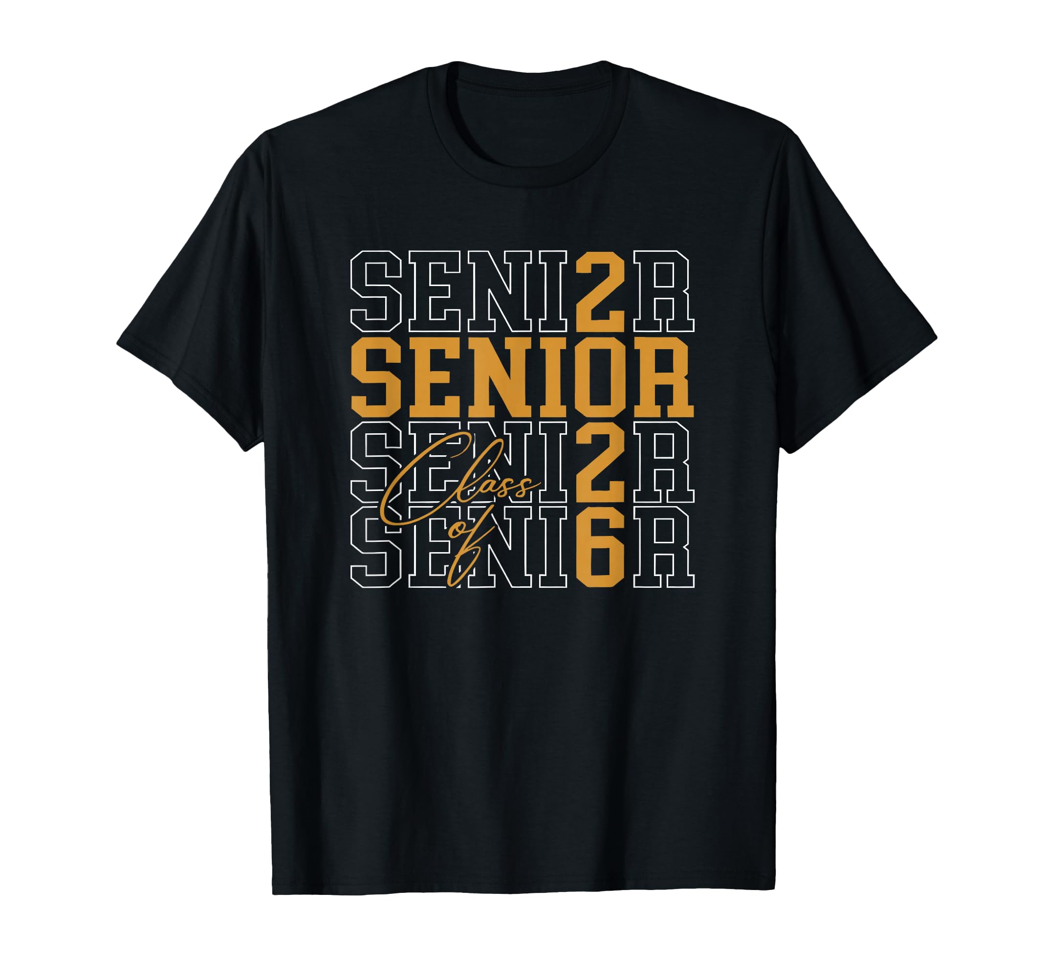 Classes Senior 2026 Bold Graduation T-Shirt - Graphic Print Men Women - T-Shirt, Sweatshirt, Hoodie