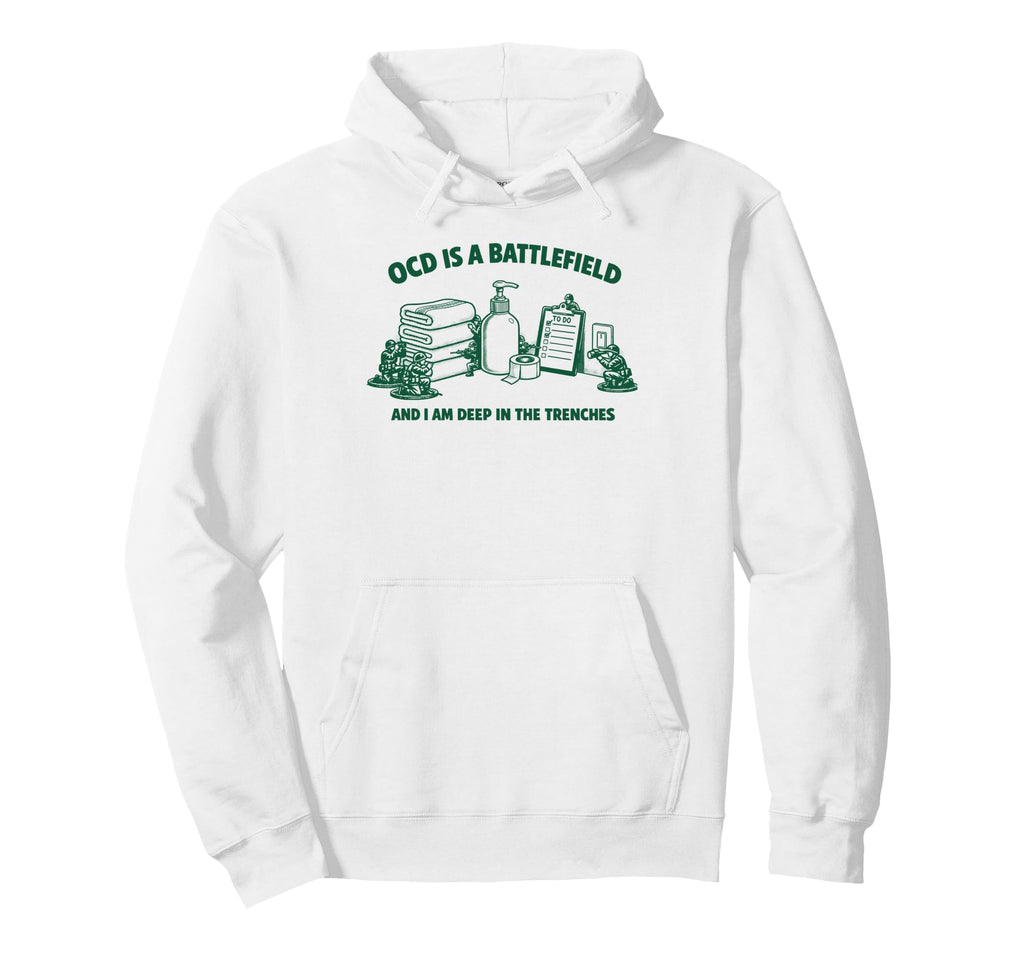 Mental Health Meme Im Deep Trenches Hoodie - Casual Everyday Wear Unisex - T-Shirt, Sweatshirt, Hoodie