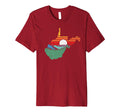West Virginia Outdoors Nature T-Shirt - Minimalist Print for Adults - T-Shirt, Sweatshirt, Hoodie