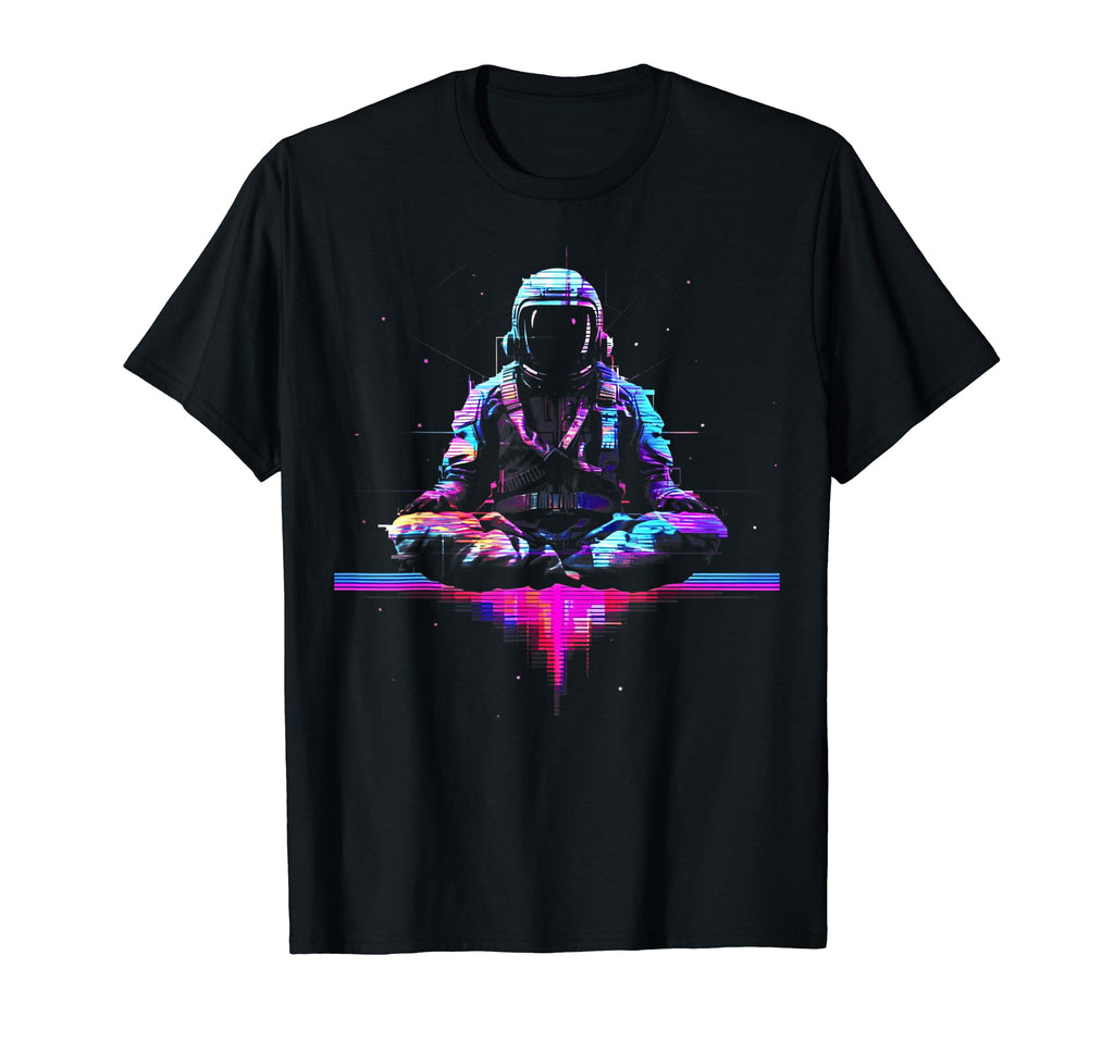 Synthwave Astronaut Cyberpunk 80S Sci Fi T-Shirt - Unique Graphic Unisex - T-Shirt, Sweatshirt, Hoodie