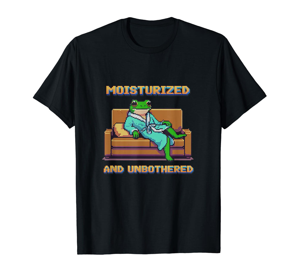 Funny Frog Meme Moisturized T-Shirt - Minimalist Print for Adults - T-Shirt, Sweatshirt, Hoodie