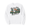 Greetings From 420 Funny Weed Postcard Sweatshirt - Streetwear Style Unisex - T-Shirt, Sweatshirt, Hoodie