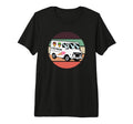 Ice Cream Truck Pastel Sunset Dessert Tri T-Shirt - Trendy Graphic Unisex - T-Shirt, Sweatshirt, Hoodie