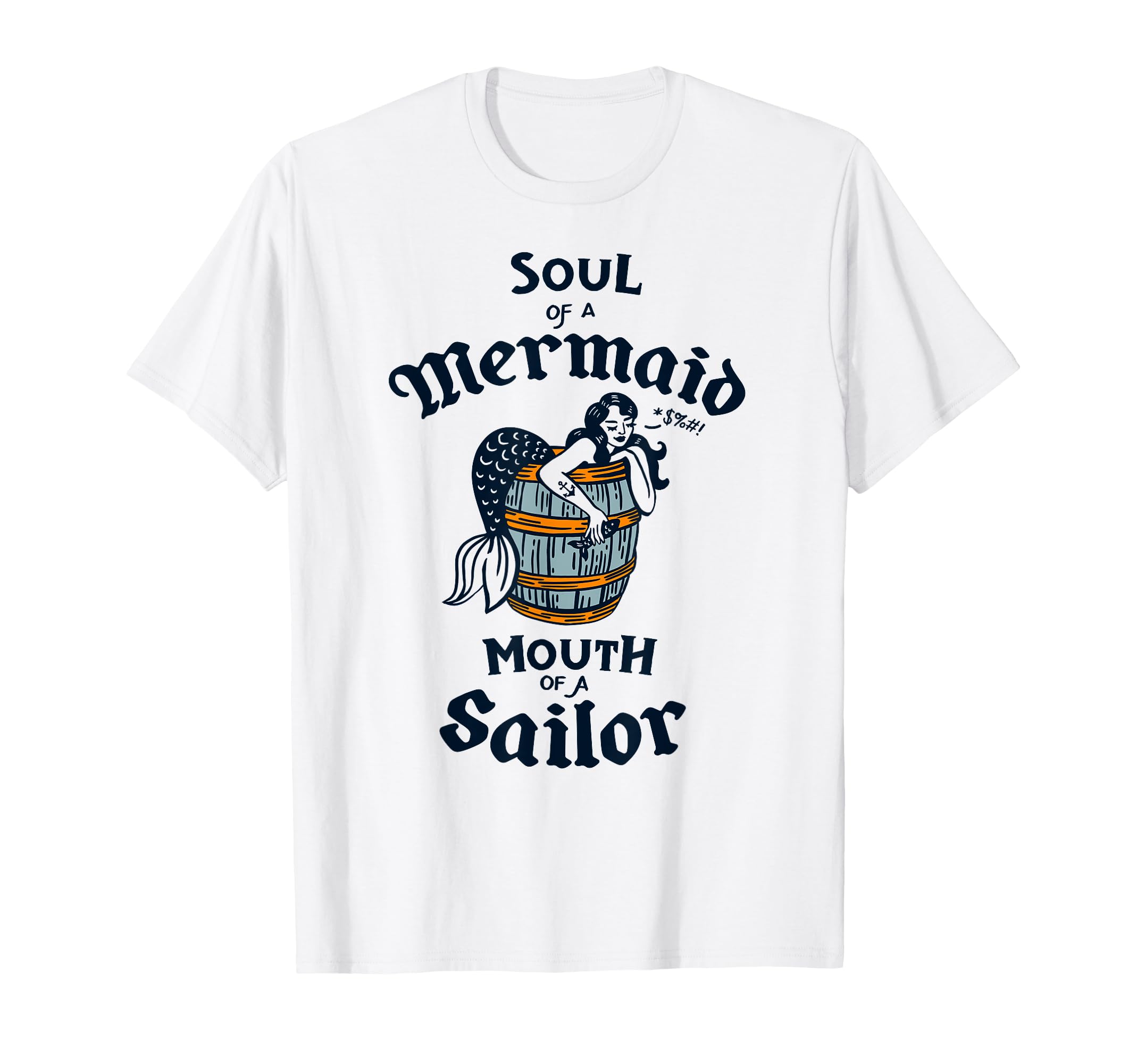 Soul Mermaid Summer Mermaids Beach Pinup T-Shirt - Unique Graphic Men Women - T-Shirt, Sweatshirt, Hoodie