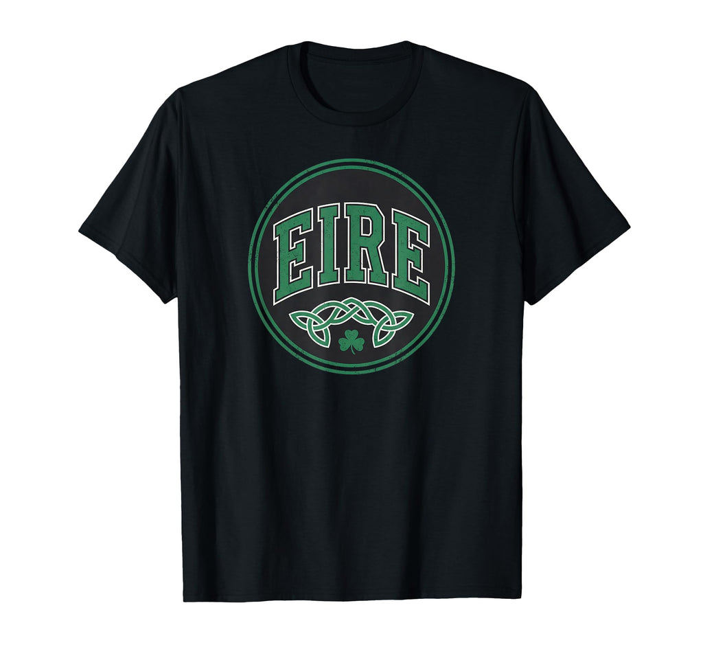 Eire Ireland Flag Typography Souvenir T-Shirt - Custom Art Print for Adults - T-Shirt, Sweatshirt, Hoodie