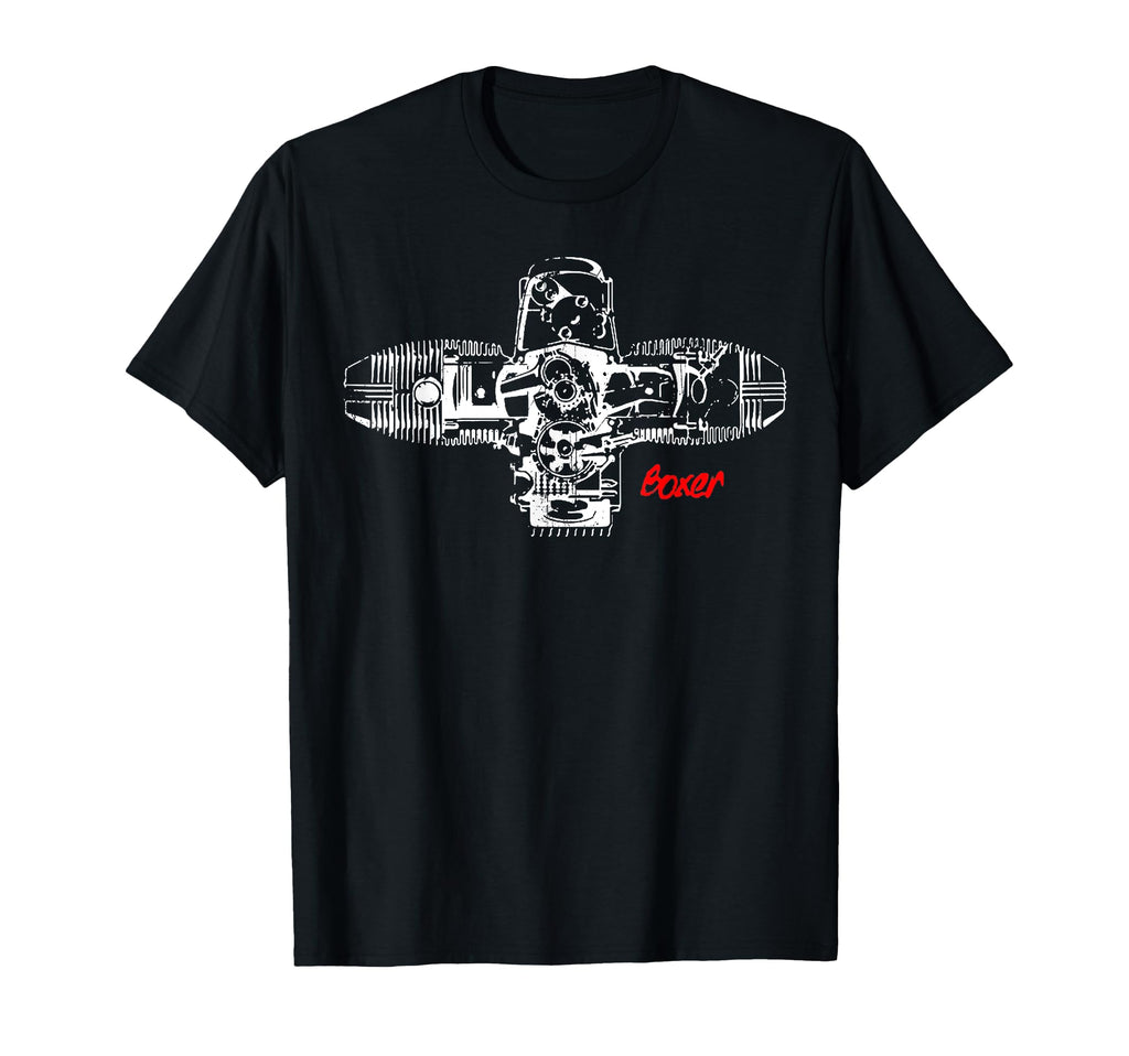 Boxer Laser Flat Engine Motorcycles T-Shirt - Streetwear Style for Adults - T-Shirt, Sweatshirt, Hoodie