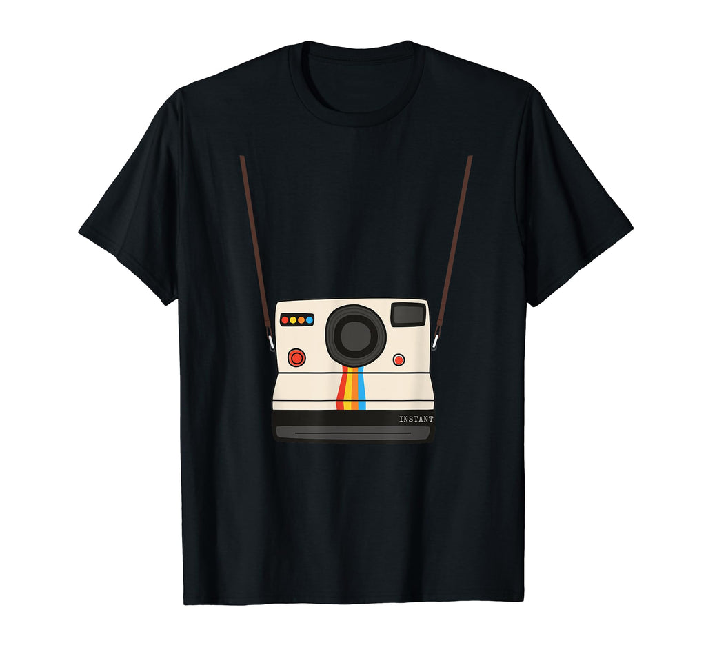 Instant Camera Neck Strap Funny T-Shirt - Custom Art Print for Adults - T-Shirt, Sweatshirt, Hoodie