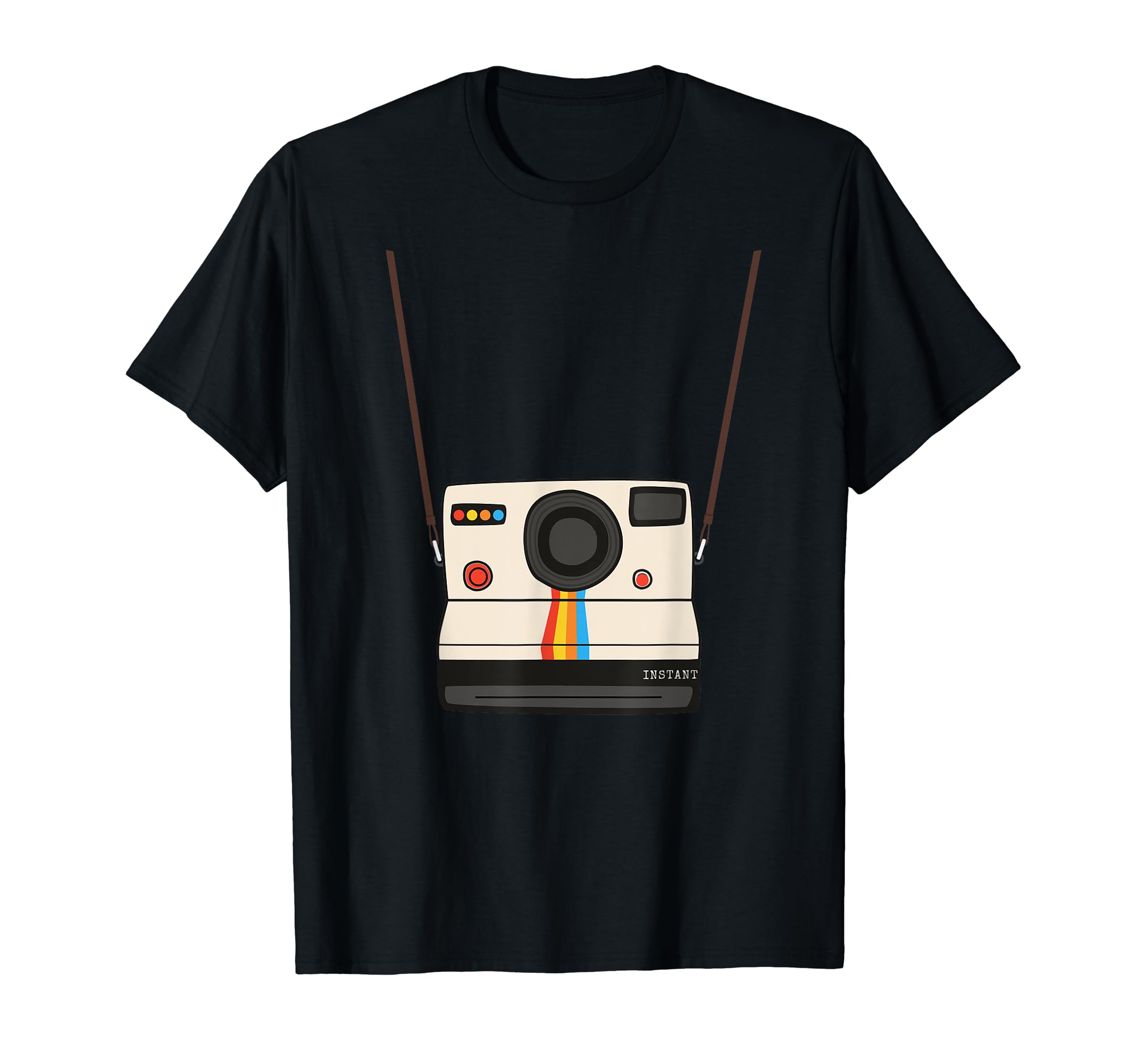 Instant Camera Neck Strap Funny T-Shirt - Custom Art Print for Adults - T-Shirt, Sweatshirt, Hoodie