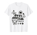 Bold Anti Social Butterfly T-Shirt - Fun Novelty Design for Adults - T-Shirt, Sweatshirt, Hoodie
