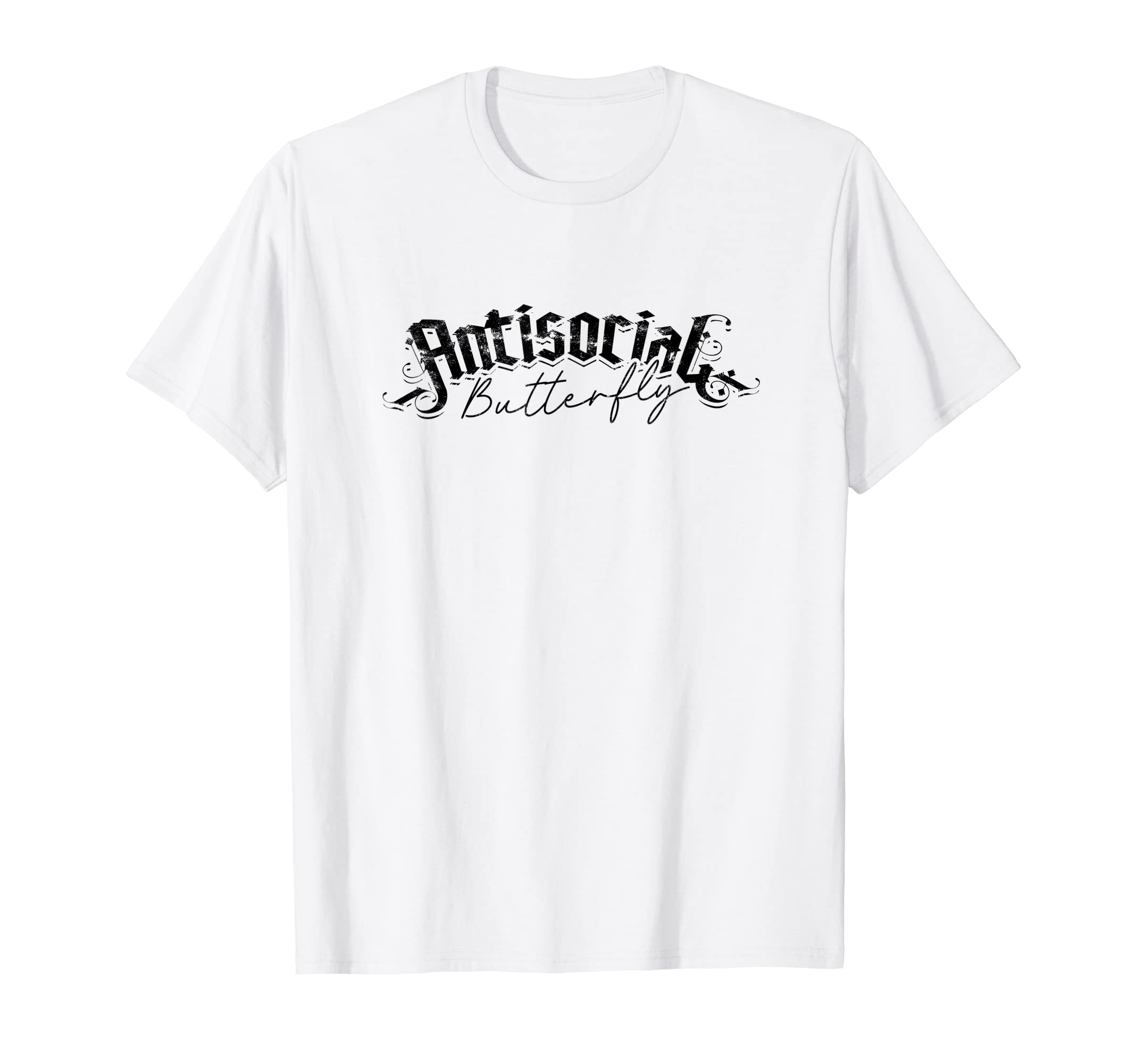 Antisocial Butterfly Nature Lovers T-Shirt - Casual Everyday Wear Men Women - T-Shirt, Sweatshirt, Hoodie