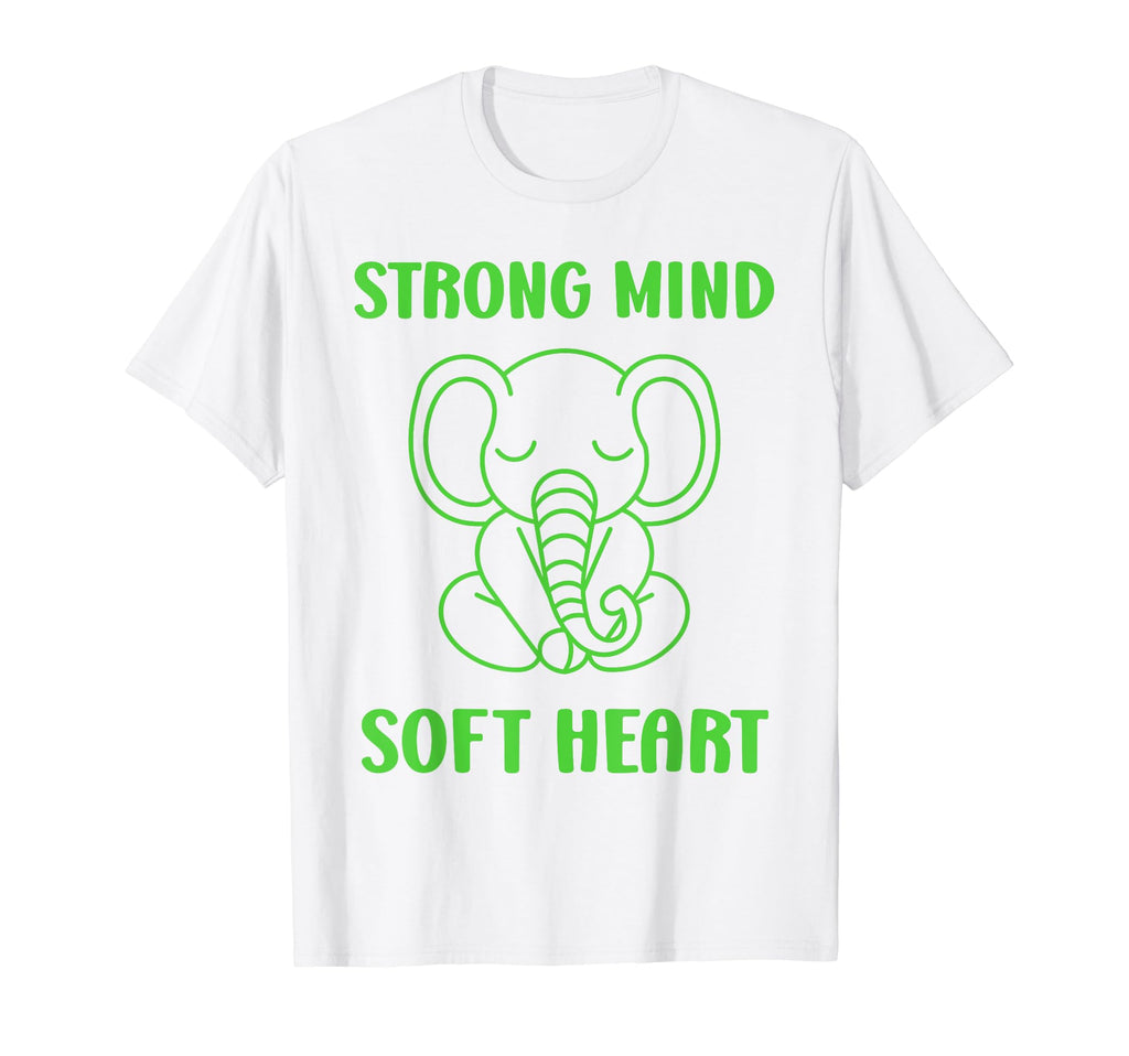 Animal Strong Mind Soft Heart Mental T-Shirt - Graphic Print Men Women - T-Shirt, Sweatshirt, Hoodie