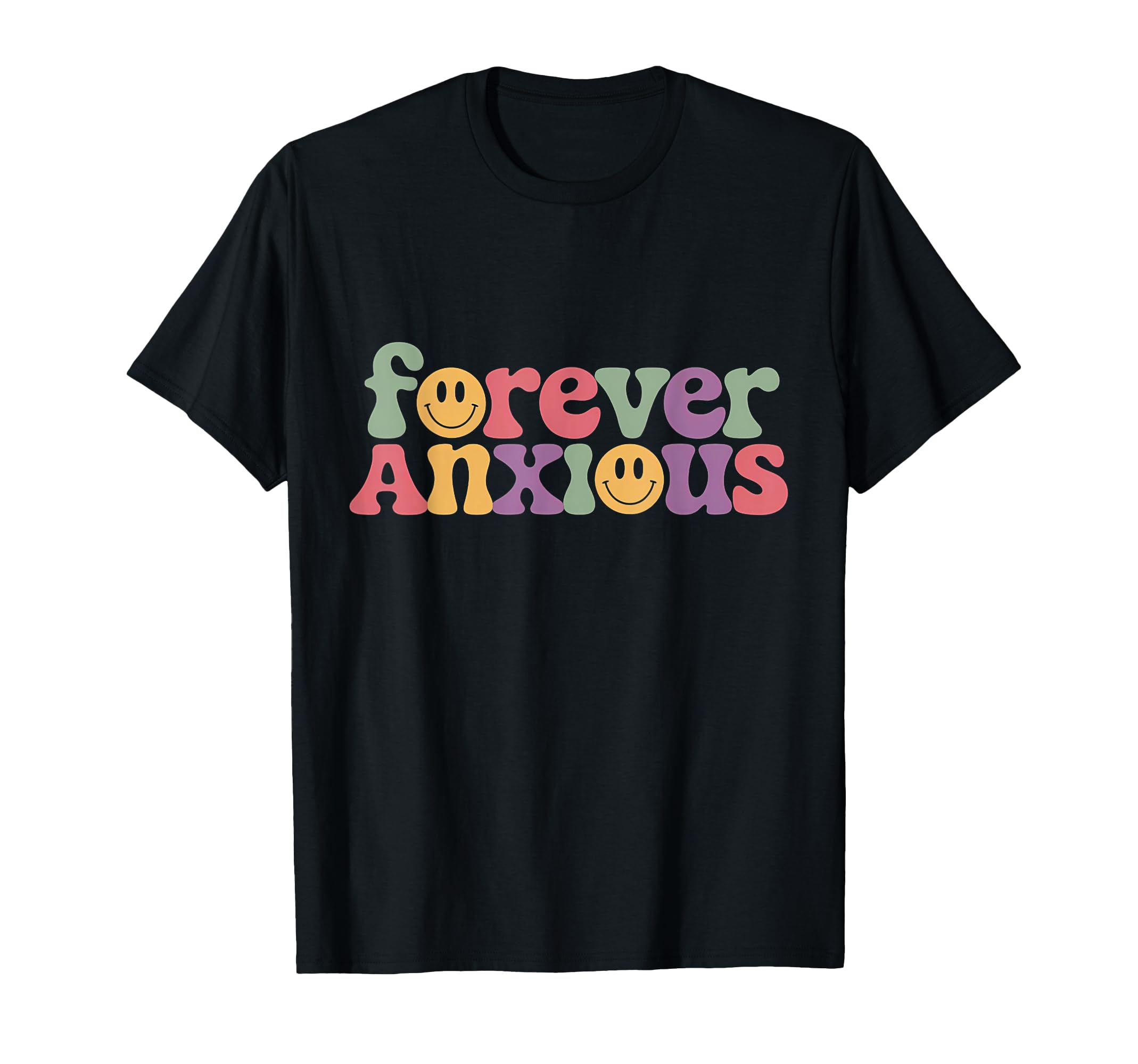 Forever Anxious Typography Introverts And T-Shirt - Novelty Apparel Unisex - T-Shirt, Sweatshirt, Hoodie