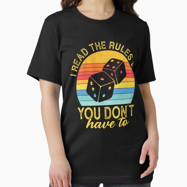 Game Night Adults Funny Board Games I Read The Rules - Adult & Kids T-Shirts, Sweatshirts & Hoodies apparel design preview 1