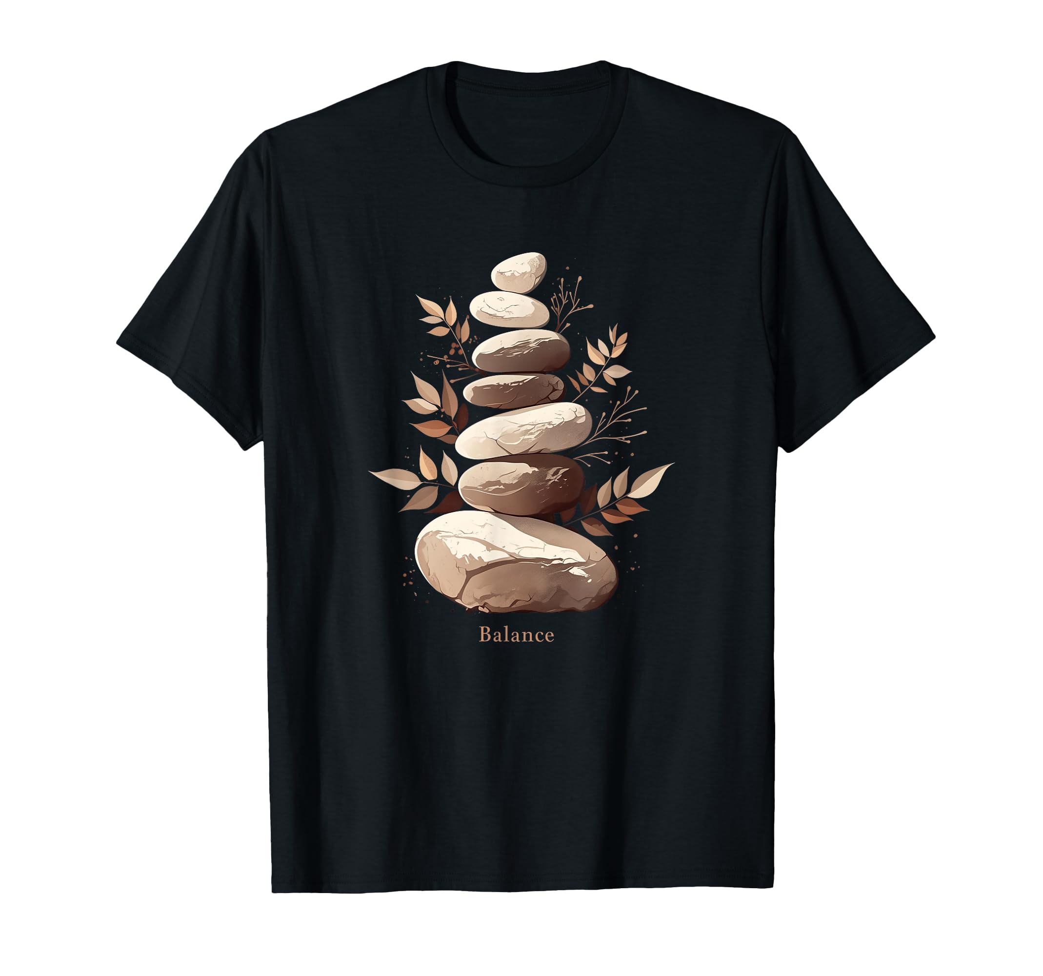 Zen Balancing Stones Art Mindfulness And T-Shirt - Trendy Graphic Unisex - T-Shirt, Sweatshirt, Hoodie