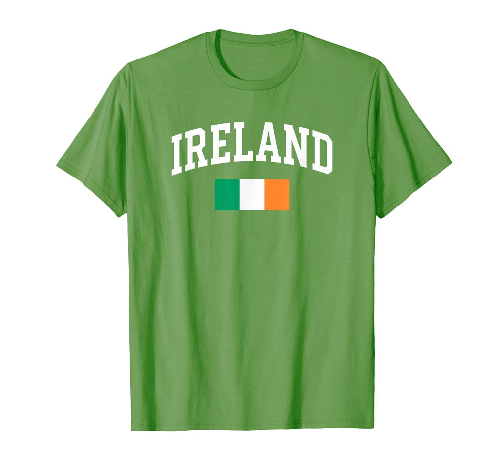 Ireland Flag Typography Souvenir T-Shirt - Novelty Apparel for Adults - T-Shirt, Sweatshirt, Hoodie