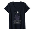 Womens Amethyst Addict Healing Crystal T-Shirt - Custom Art Print Unisex - T-Shirt, Sweatshirt, Hoodie