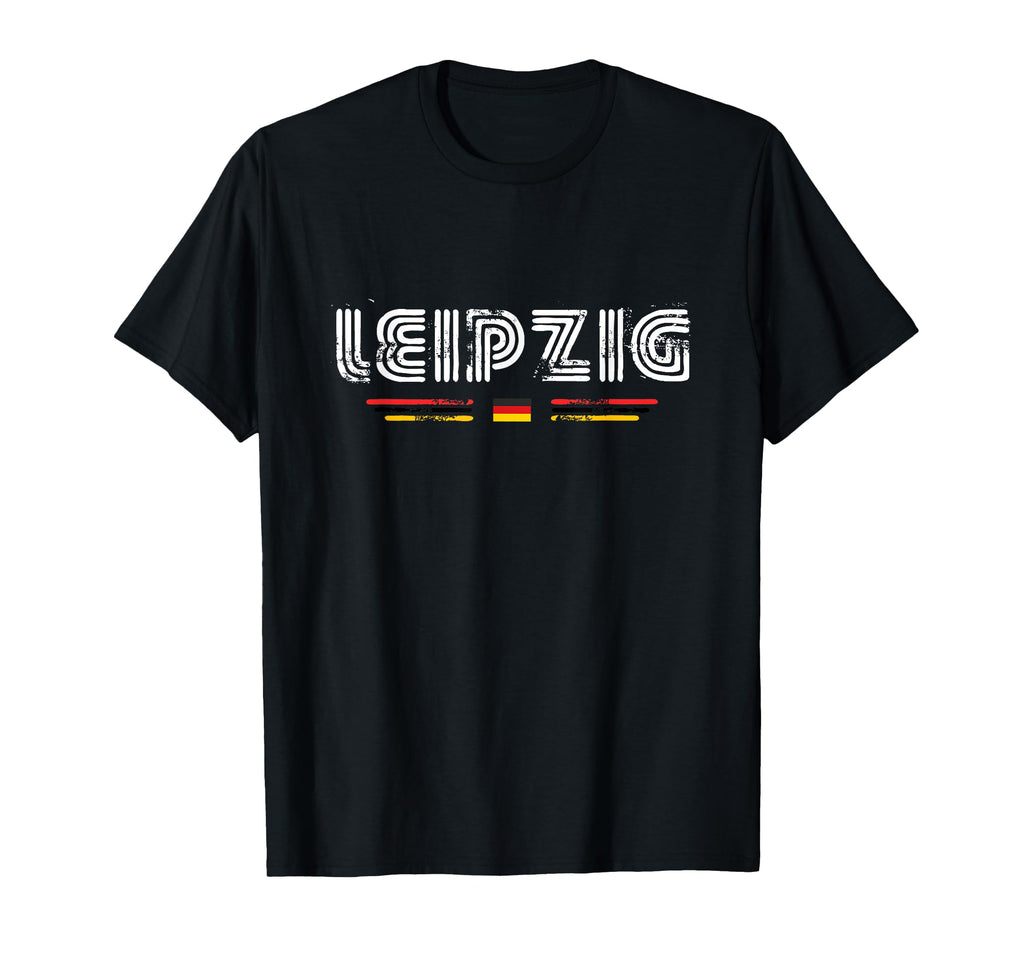 Leipzig Germany 70S 80S Type T-Shirt - Unique Graphic Men Women - T-Shirt, Sweatshirt, Hoodie