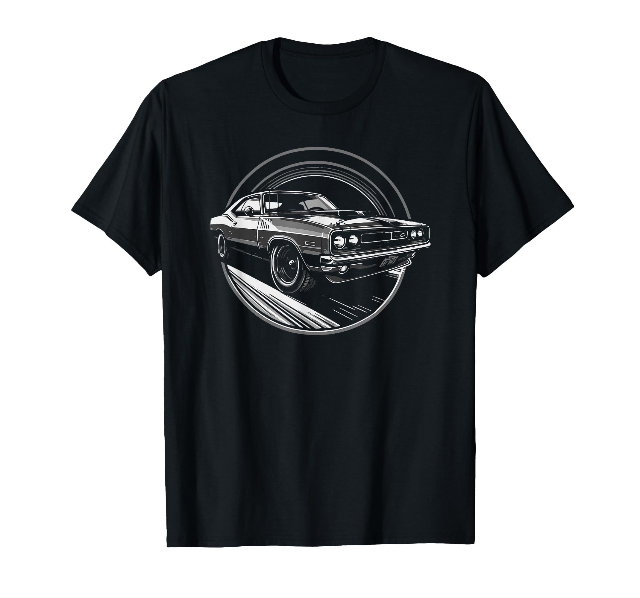 American Muscle Car 60S 70S Car Lover T-Shirt - Minimalist Print Men Women - T-Shirt, Sweatshirt, Hoodie