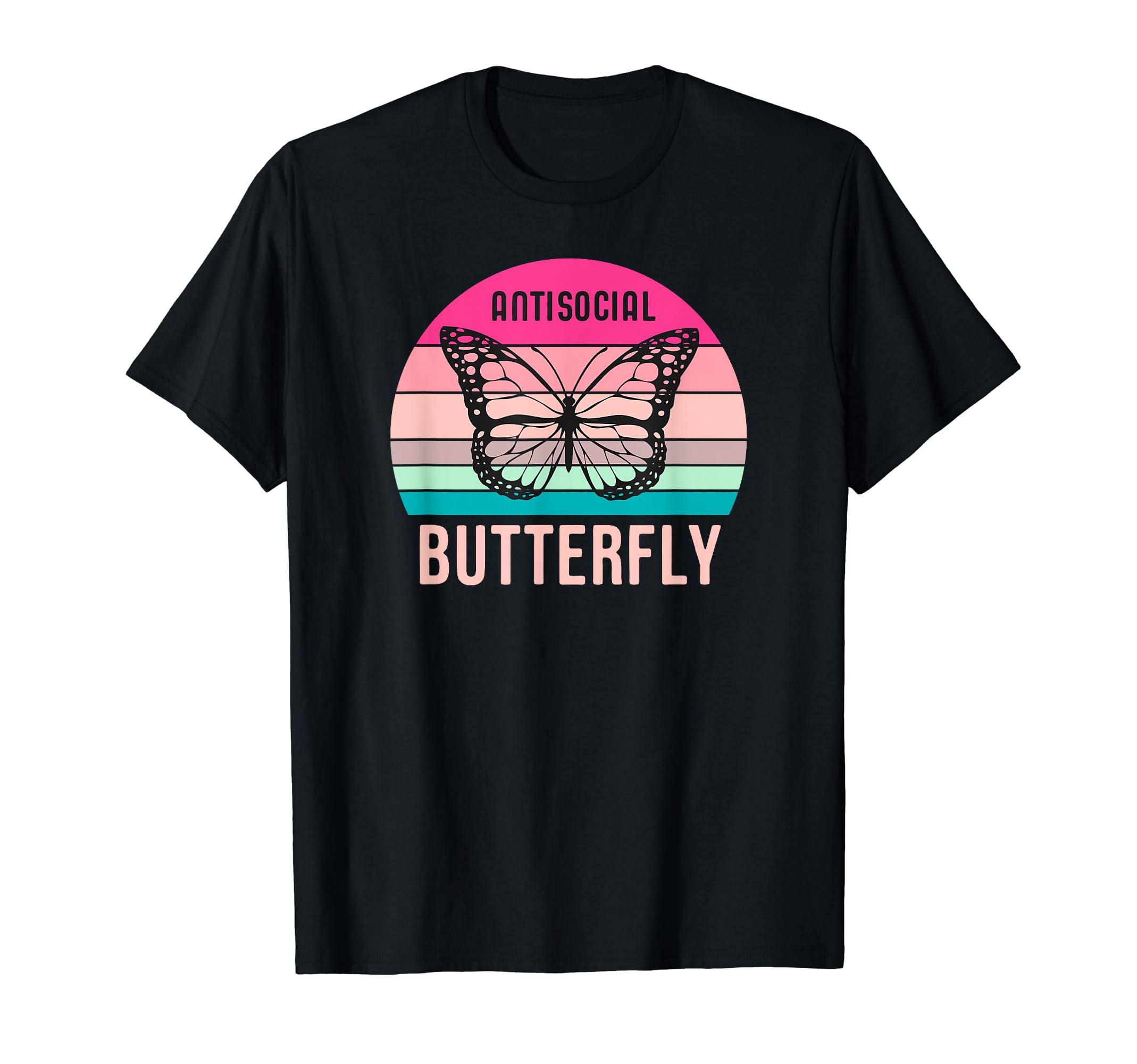 Antisocial Butterfly Gift T-Shirt - Trendy Graphic Unisex - T-Shirt, Sweatshirt, Hoodie