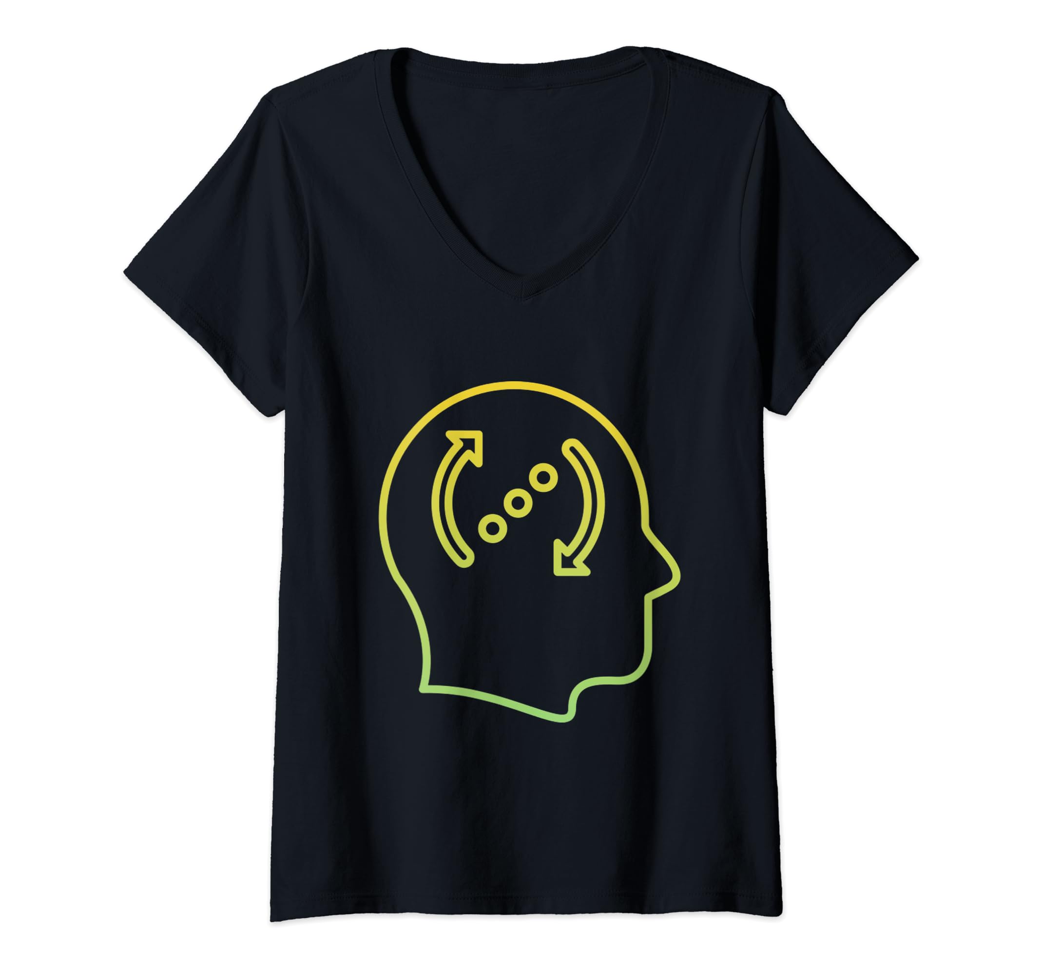 Womens Overthinker Rumination V Neck T-Shirt - Casual Everyday Wear Unisex - T-Shirt, Sweatshirt, Hoodie