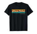 Sunset Stripes Boca West Florida T-Shirt - Minimalist Print for Adults - T-Shirt, Sweatshirt, Hoodie