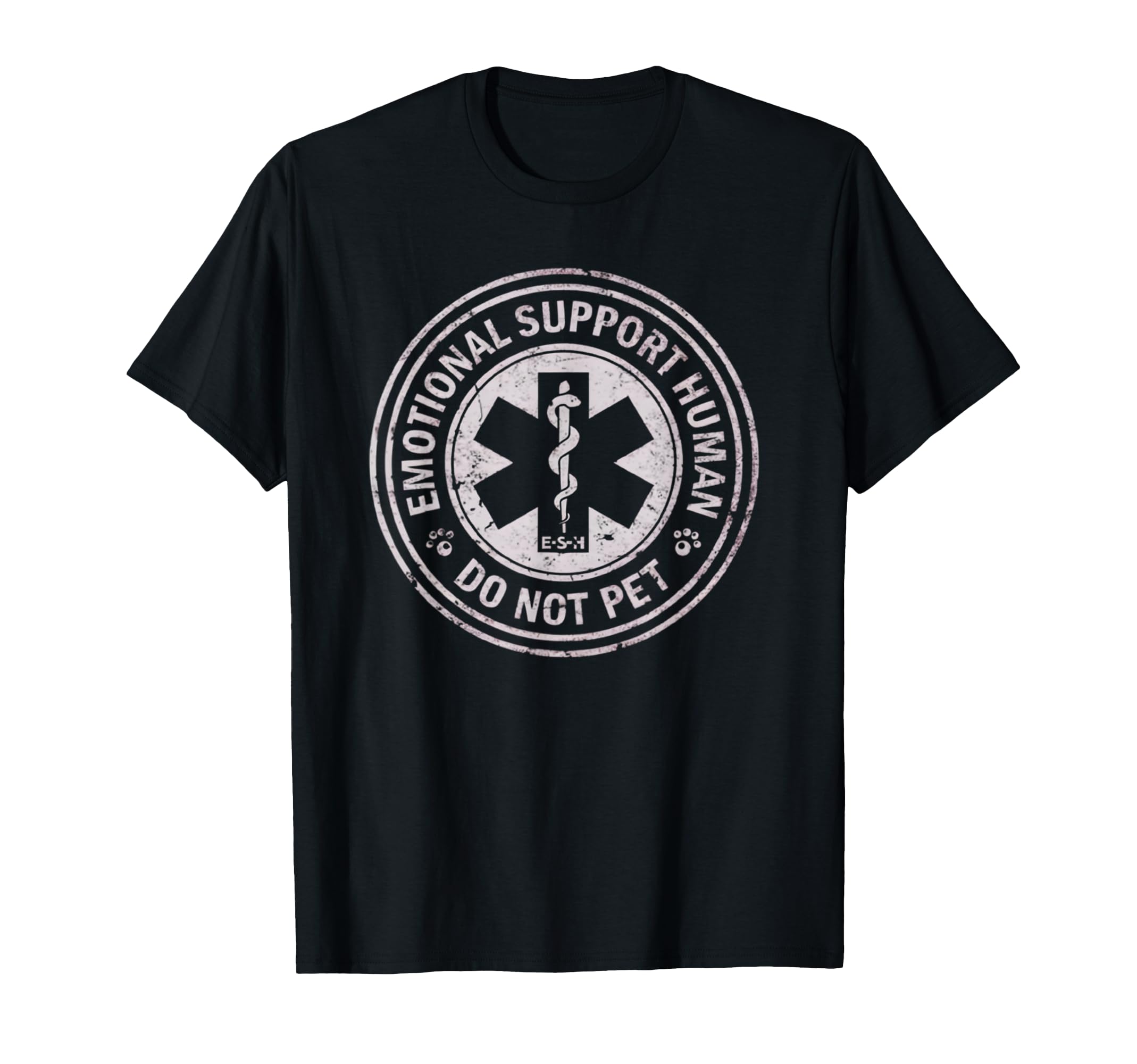 Emotional Support Human Do Not Pet Funny T-Shirt - Novelty Apparel Unisex - T-Shirt, Sweatshirt, Hoodie