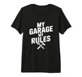 My Garage My Rules Funny Car T-Shirt - Casual Everyday Wear for Adults - T-Shirt, Sweatshirt, Hoodie
