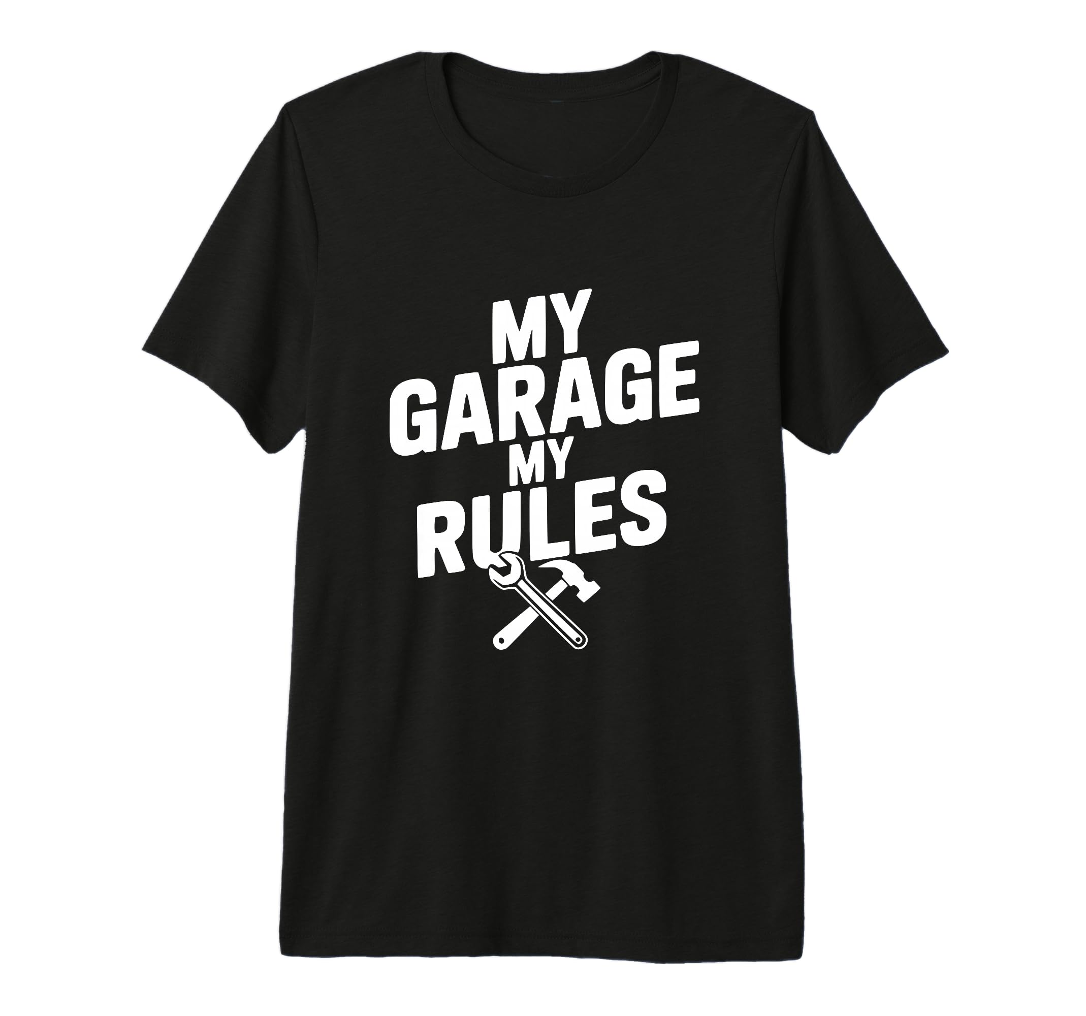 My Garage My Rules Funny Car T-Shirt - Casual Everyday Wear for Adults - T-Shirt, Sweatshirt, Hoodie