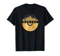 Vinyl Record Player Disco Music Skyline T-Shirt - Trendy Graphic Men Women - T-Shirt, Sweatshirt, Hoodie