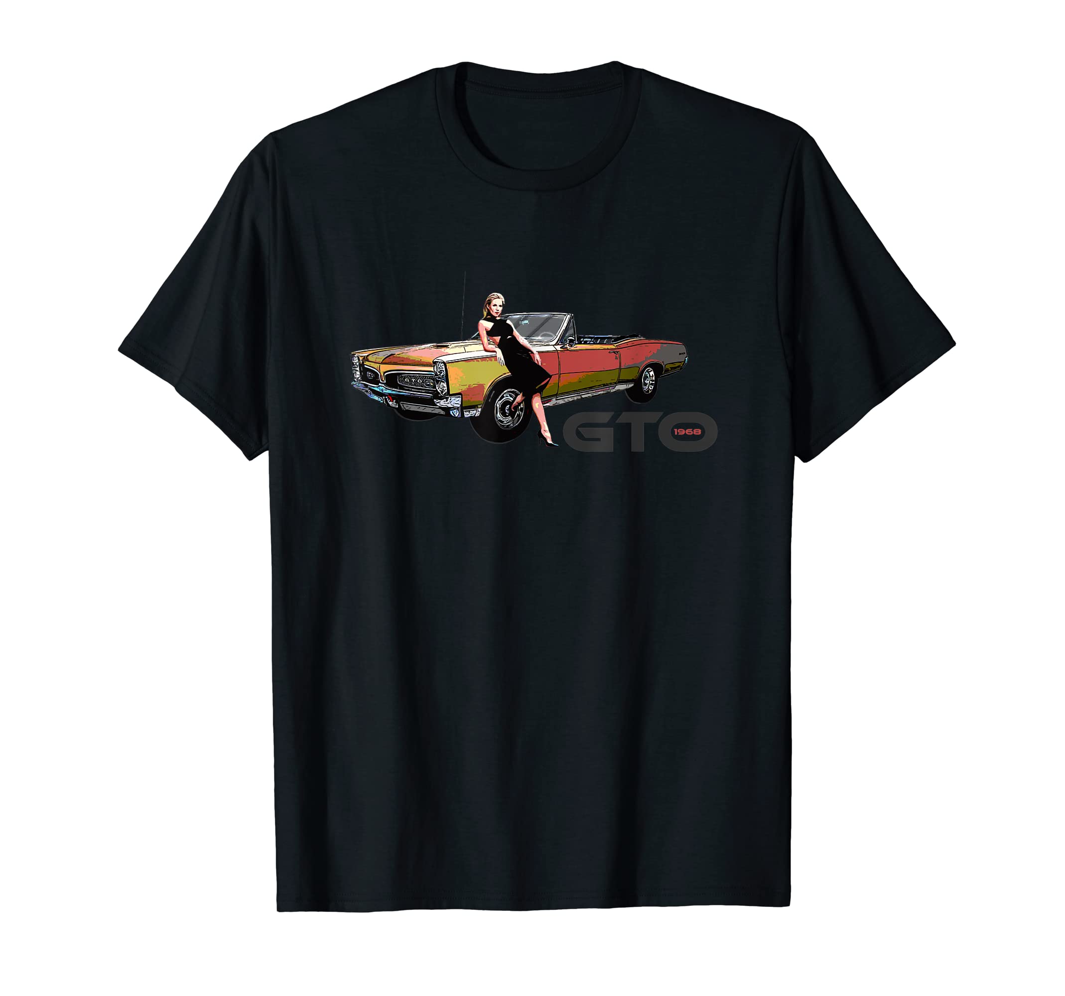Muscle Cars Cars 1960S 1968 Gto T-Shirt - Custom Art Print for Adults - T-Shirt, Sweatshirt, Hoodie