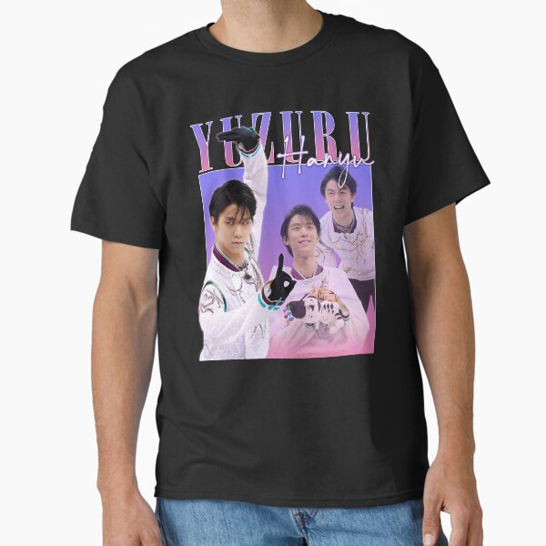 YUZURU HANYU 90s aesthetic design - Adult & Kids T-Shirts, Sweatshirts & Hoodies apparel design preview 1