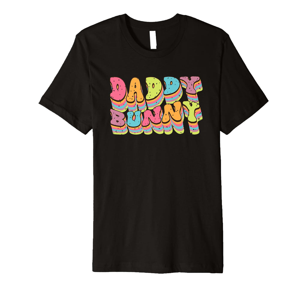 Daddy Bunny Vibrant Typography T-Shirt - Novelty Apparel Men Women - T-Shirt, Sweatshirt, Hoodie