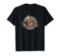 Wwii Pin Up Motorcycle T-Shirt - Custom Art Print Unisex - T-Shirt, Sweatshirt, Hoodie