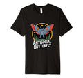 Moth Mann Cryptid Mothman Anti T-Shirt - Casual Everyday Wear for Adults - T-Shirt, Sweatshirt, Hoodie