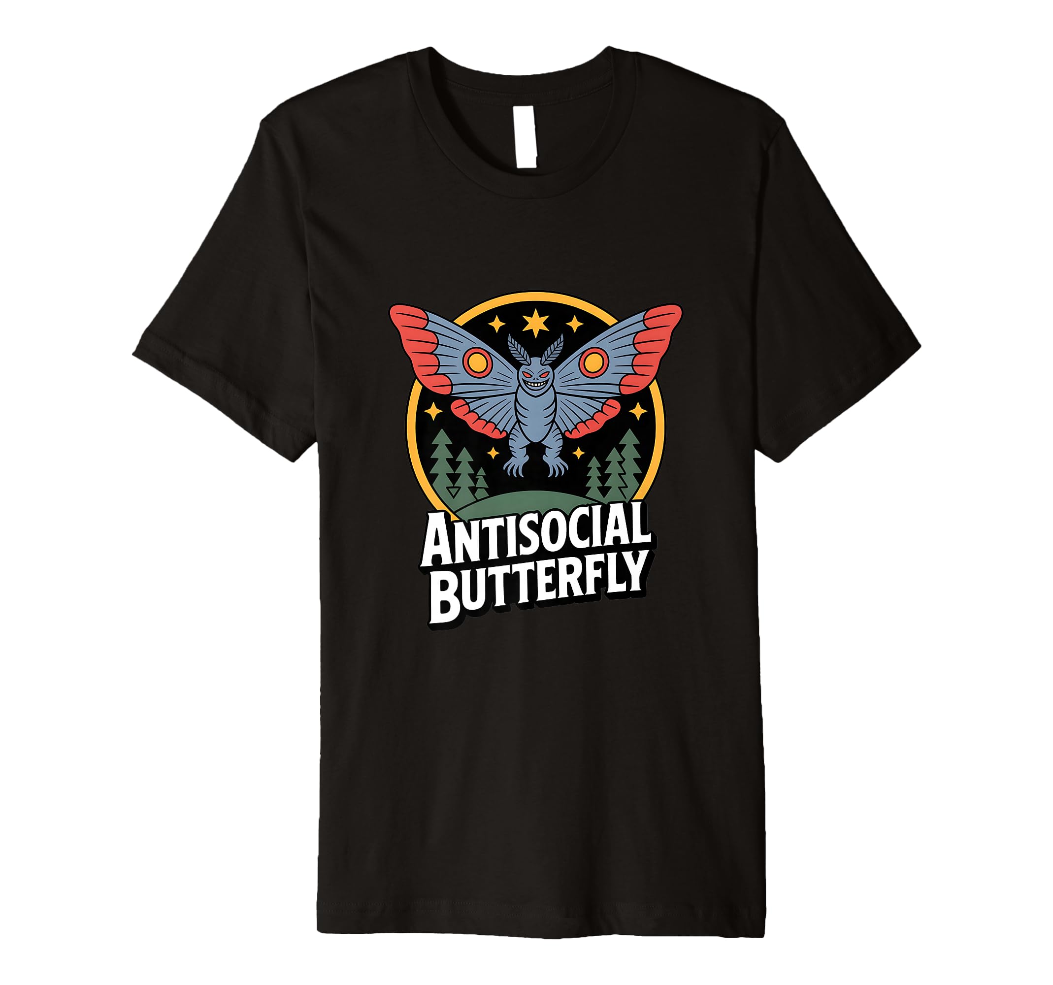Moth Mann Cryptid Mothman Anti T-Shirt - Casual Everyday Wear for Adults - T-Shirt, Sweatshirt, Hoodie