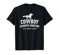 Distressed Cowboy Mounted Shooting T-Shirt - Novelty Apparel Unisex - T-Shirt, Sweatshirt, Hoodie