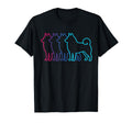 Shiba Inu Silhouette Synthwave T-Shirt - Streetwear Style for Adults - T-Shirt, Sweatshirt, Hoodie