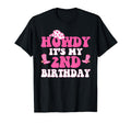 2Nd Birthday Outfit Cowgirl Western T-Shirt - Fun Novelty Design Men Women - T-Shirt, Sweatshirt, Hoodie
