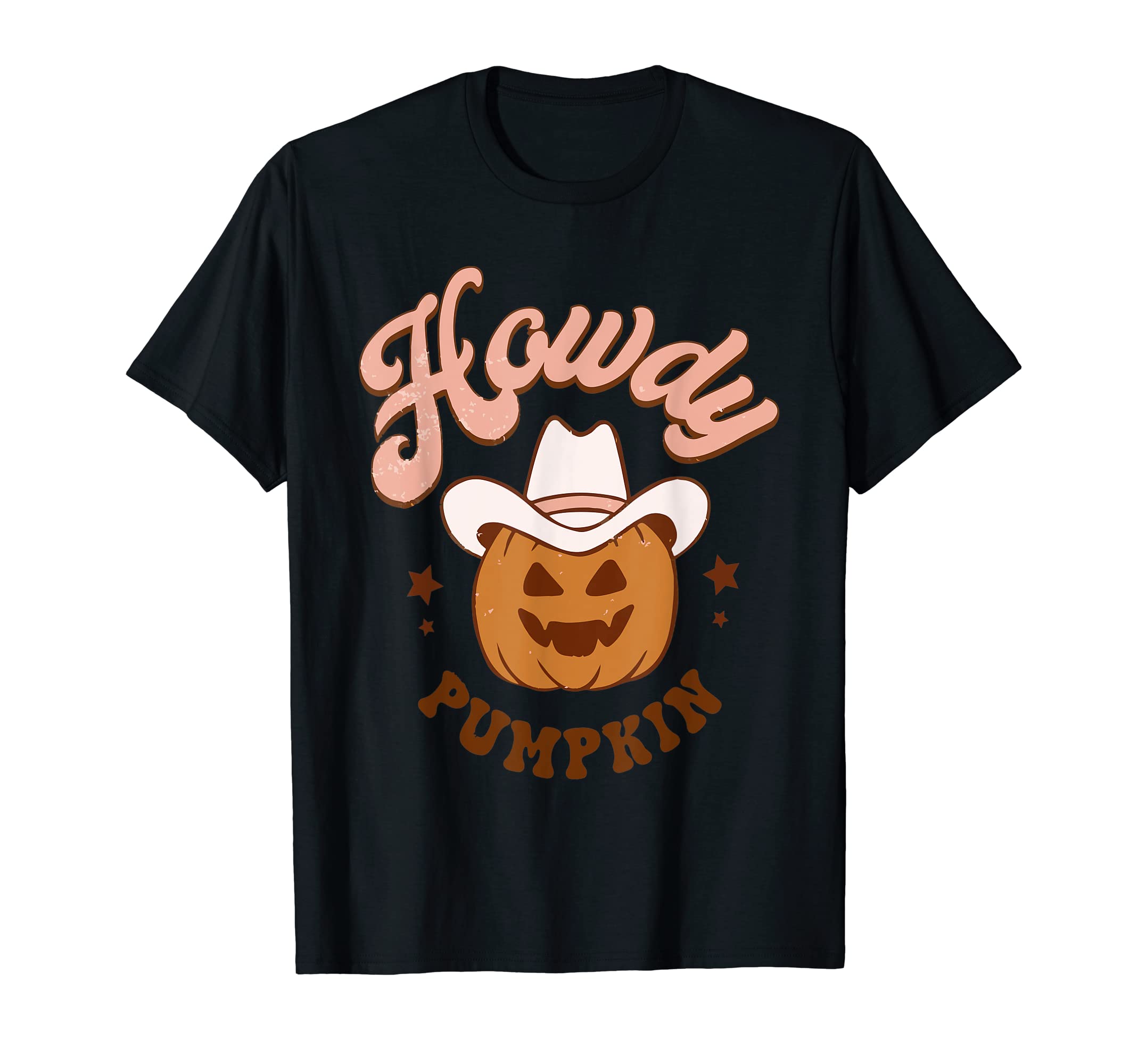 Howdy Pumpkin Halloween Spooky Western T-Shirt - Aesthetic Graphic Unisex - T-Shirt, Sweatshirt, Hoodie