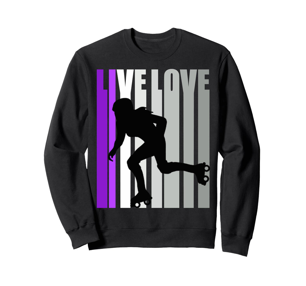 Love Roller Skating Birthday Competition Sweatshirt - Graphic Print Unisex - T-Shirt, Sweatshirt, Hoodie