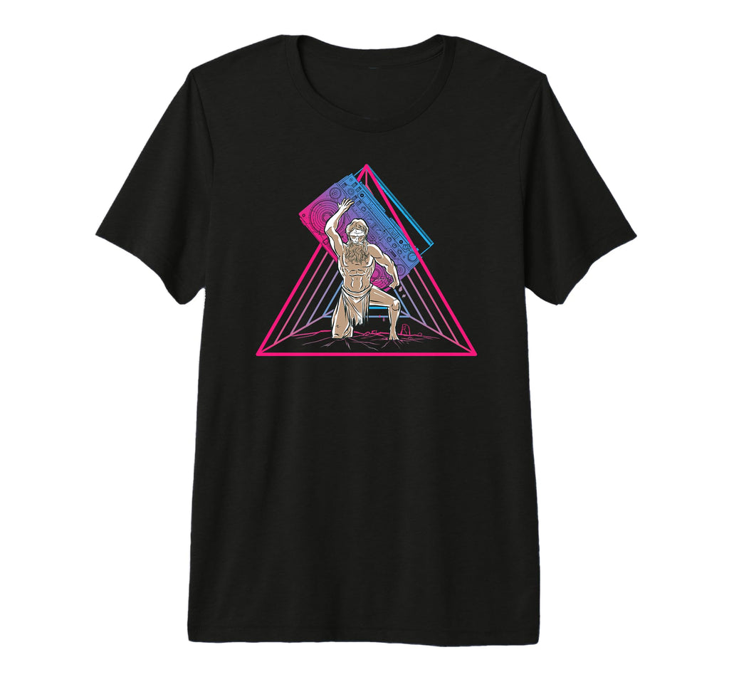 Ghettoblaster God Aesthetic T-Shirt - Fun Novelty Design for Adults - T-Shirt, Sweatshirt, Hoodie