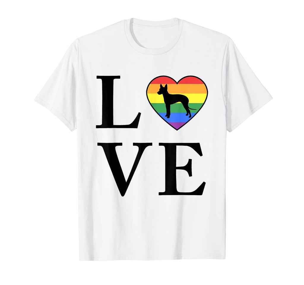 Dog Breed Mexican Hairless Word Love T-Shirt - Streetwear Style Unisex - T-Shirt, Sweatshirt, Hoodie